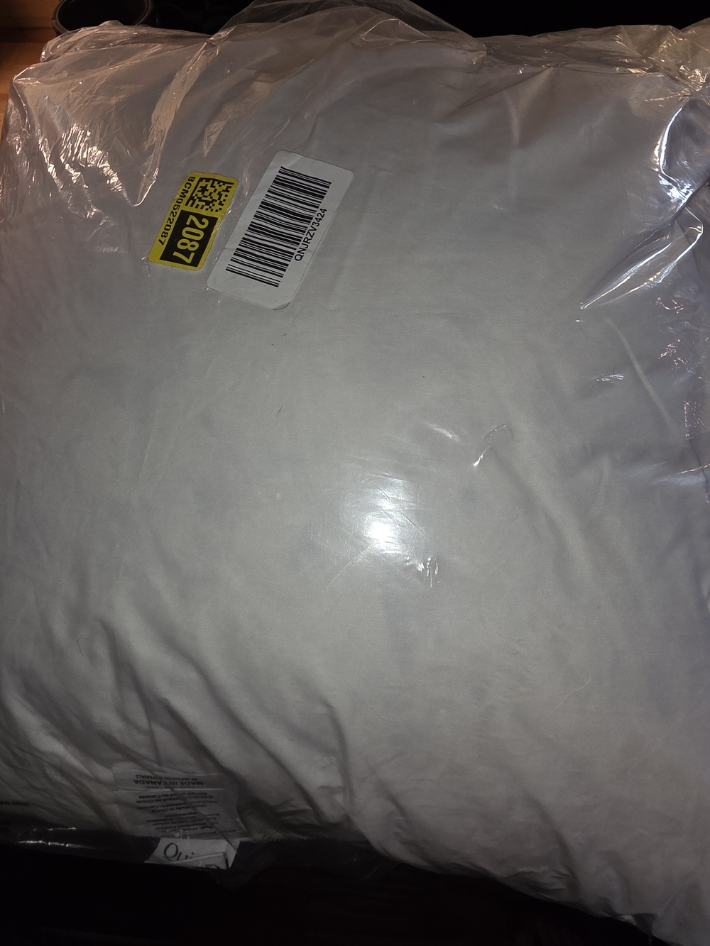 Quince Premium Feather Pillow Insert - Euro 26x26 - NWT! - Picture 4 of 5